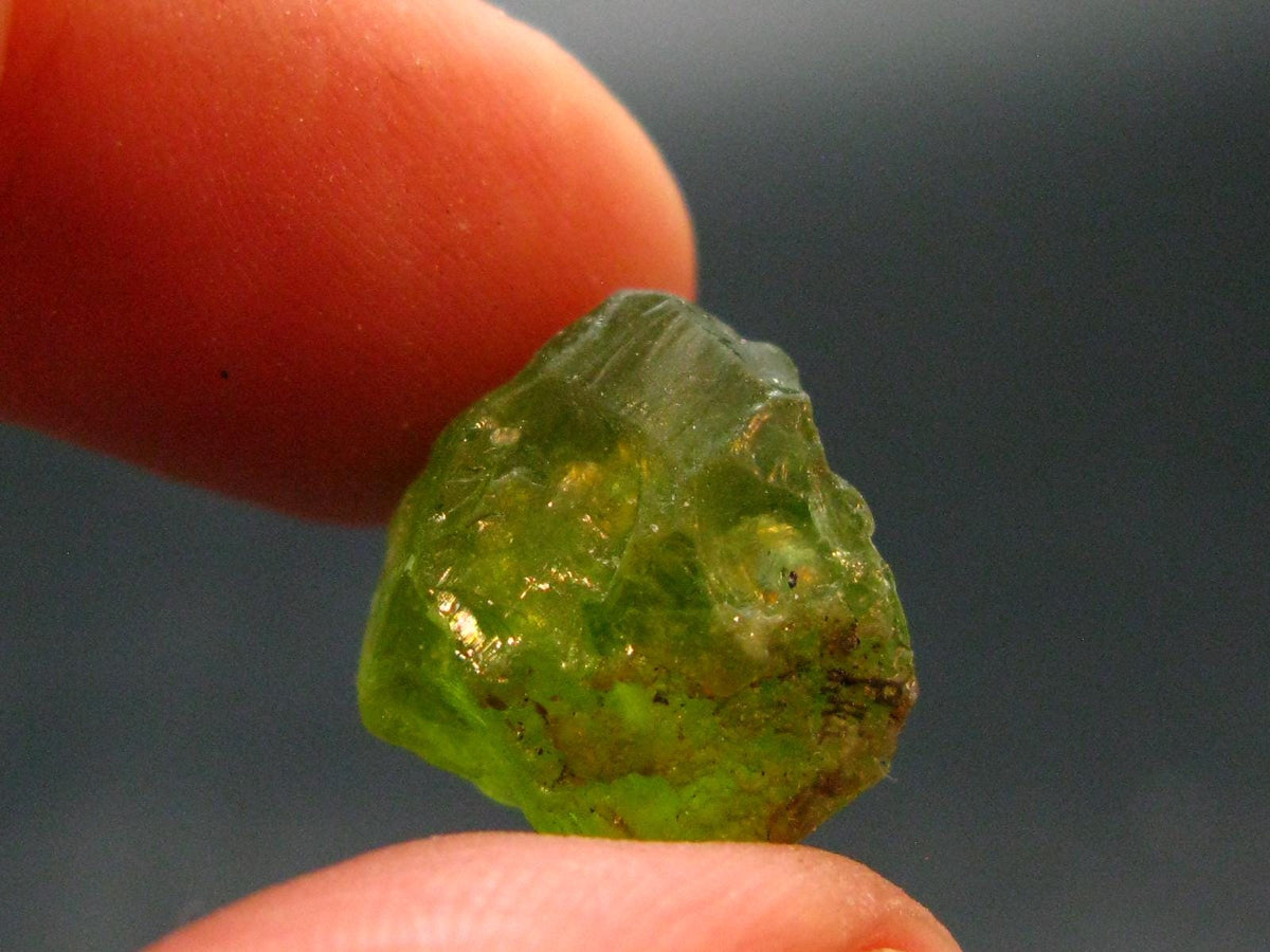 Rare 13.5 Carat Gem Peridot Olivine Crystal from Arizona, USA - 0.5" - 2.80 Grams