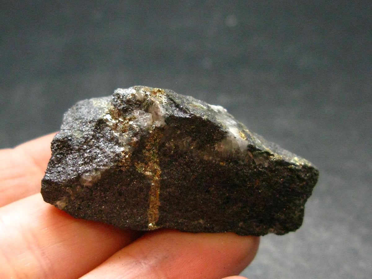 Healers Gold Pyrite With Magnetite Raw Stone From USA - 1.6" - 33.22 Grams