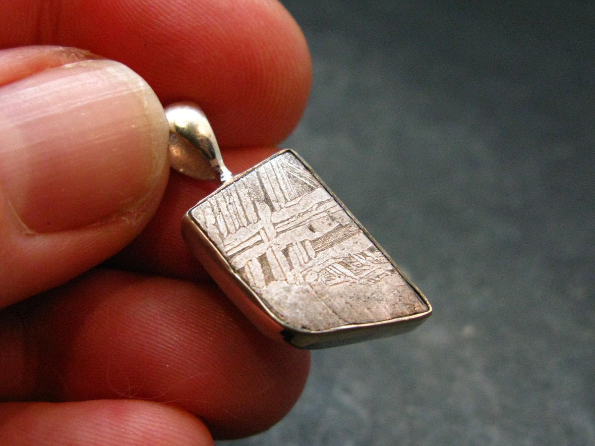 Muonionalusta Meteorite Pendant from Sweden - 1.0" - 3.26 Grams