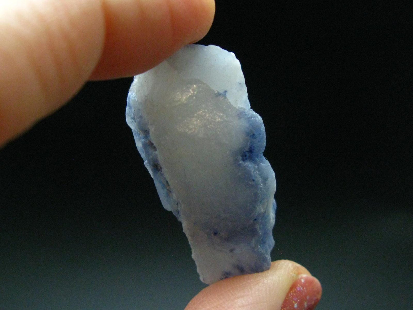 Lot of 10 Dumortierite In Quartz Crystals From Brazil - 46.78 Grams