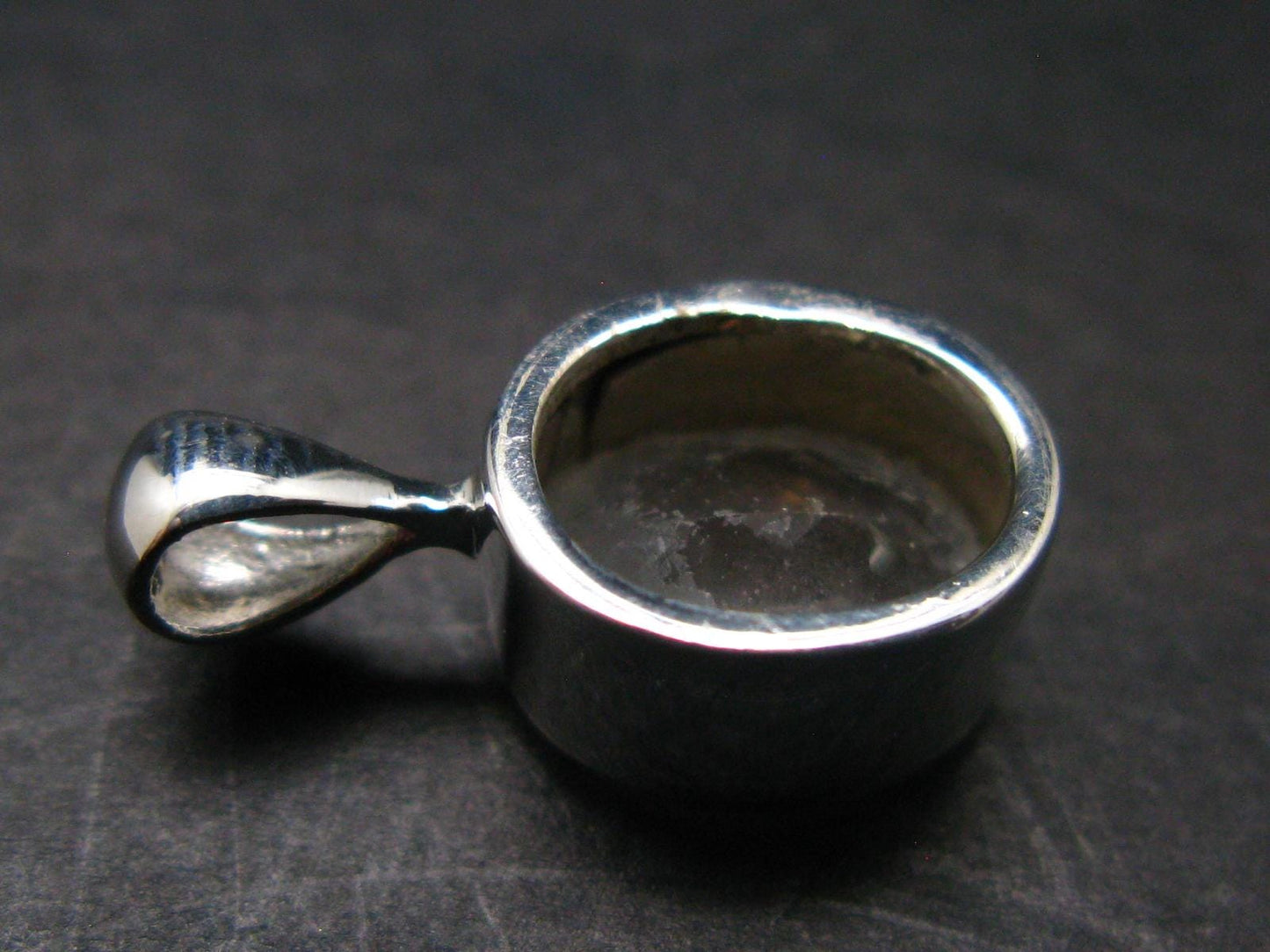 Gem Phenakite Phenacite Facetted Pendant from Russia - 1.79 Grams - 0.8"