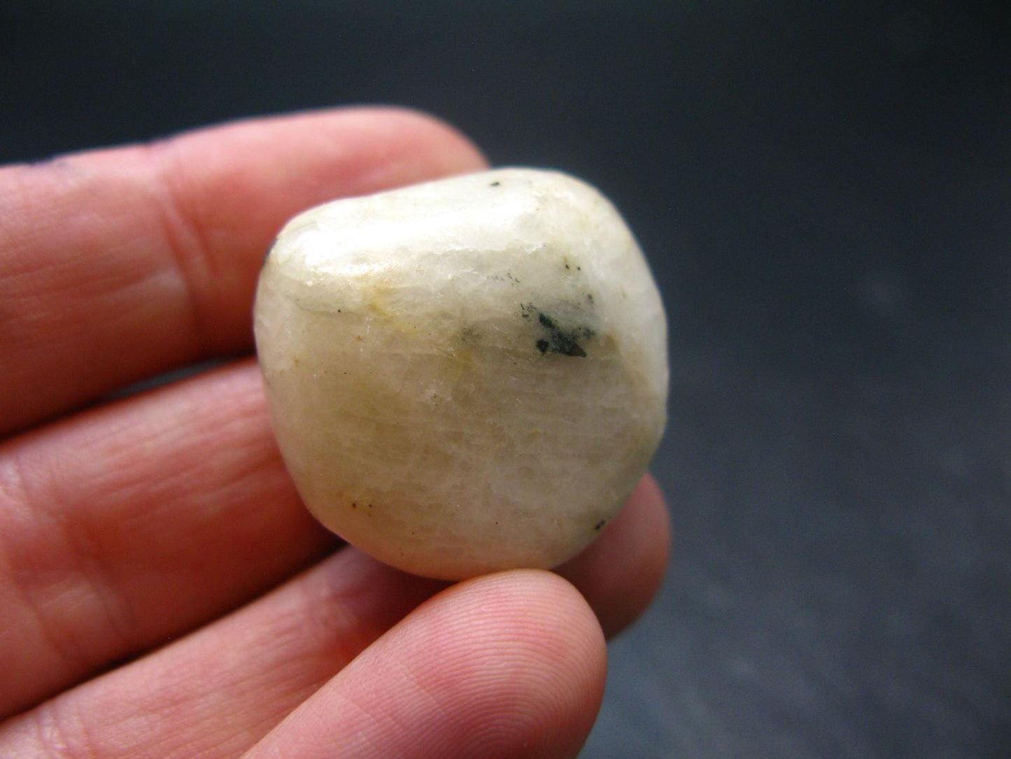 Rare Cryolite Tumbled Stone From Greenland - 0.9" - 14.67 Grams