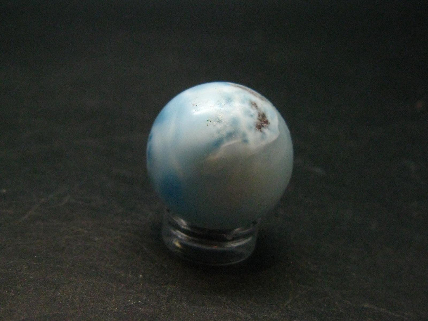 Larimar Sphere From Dominican Republic - 0.9" - 19.16 Grams