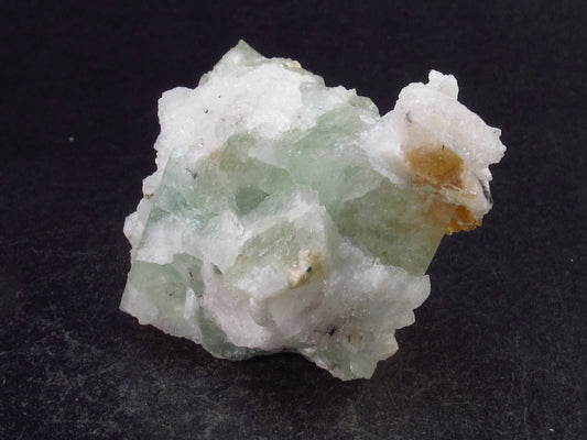 Gem Green Herderite Crystal With Topaz and Albite From Pakistan - 1.8" - 24.9 Grams