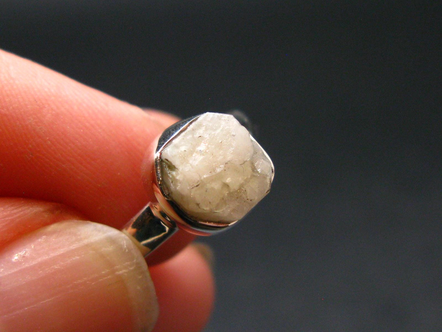 Phenakite Phenacite Sterling Silver Size 6 Ring from Nigeria - 2.0 Grams