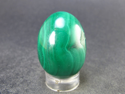 Malachite Egg Carving From Congo - 1.2" - 30.8 Grams