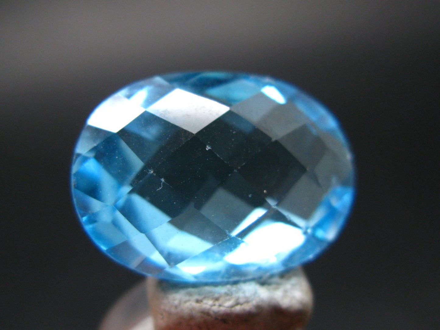 Gem Blue Topaz Cut Stone From Brazil - 15.04 Carats