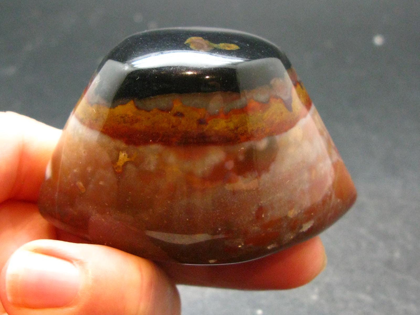 Perfect! 2.5" Agate Shiva Eye from India - 145.91 Grams