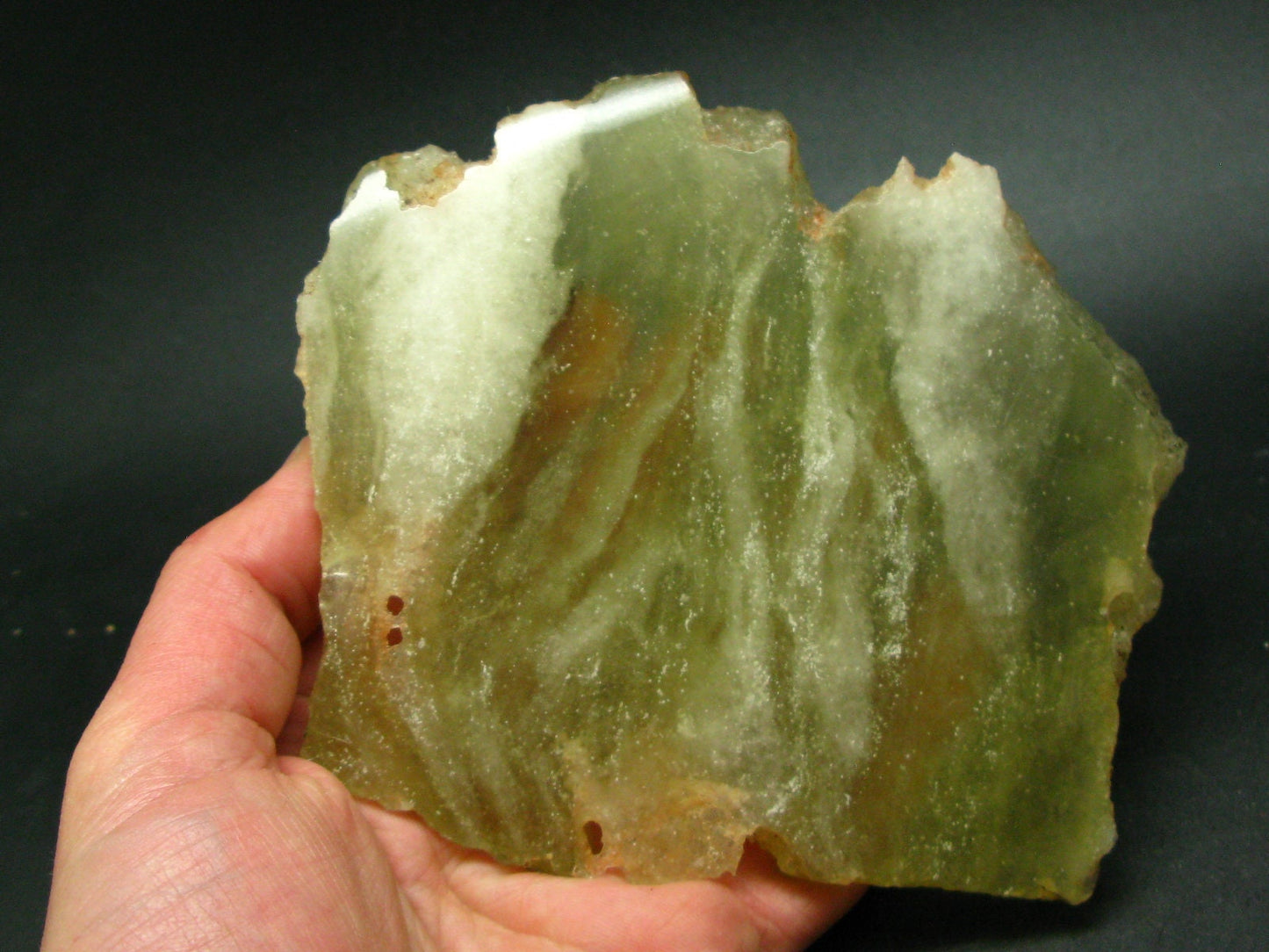 Huge Gem Polished Libyan Tektite Glass From Libya - 259 Grams - 5.7"