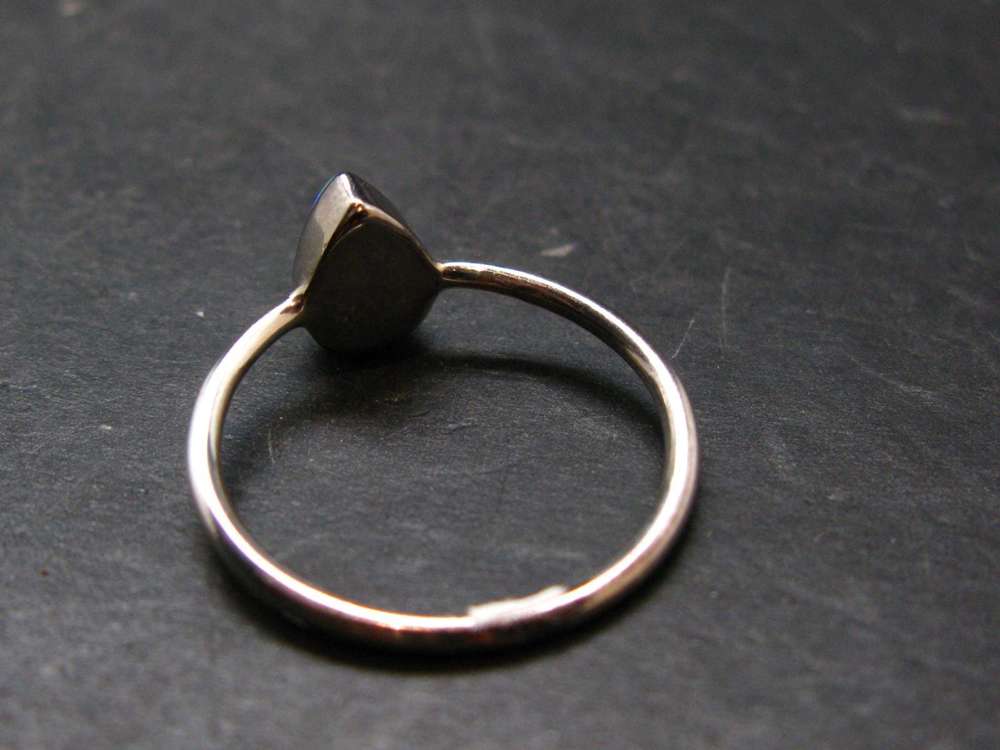 Natural Cabochon Opal 925 Sterling Silver Ring from Ethiopia - 1.93 Grams - Size 10