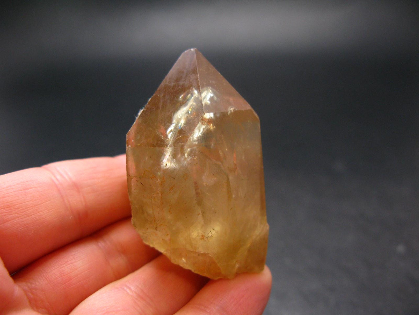 Natural Unheated Citrine Crystal from Congo - 55.49 Grams