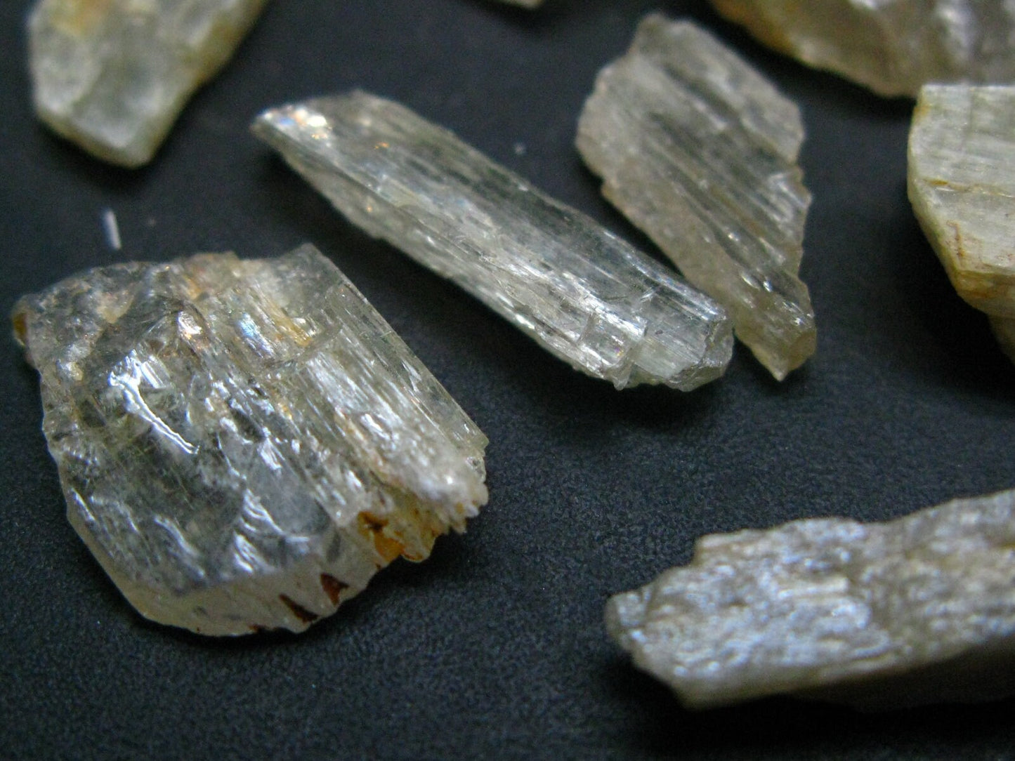 Lot of 10 Gem Color Change Diaspore Crystals From Turkey - 62 Carats