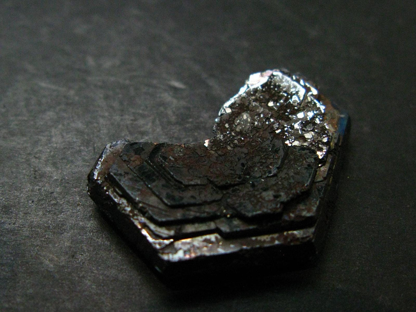 Natural Hematite "Iron Rose" from Brazil - 1.2" - 8.38 Grams