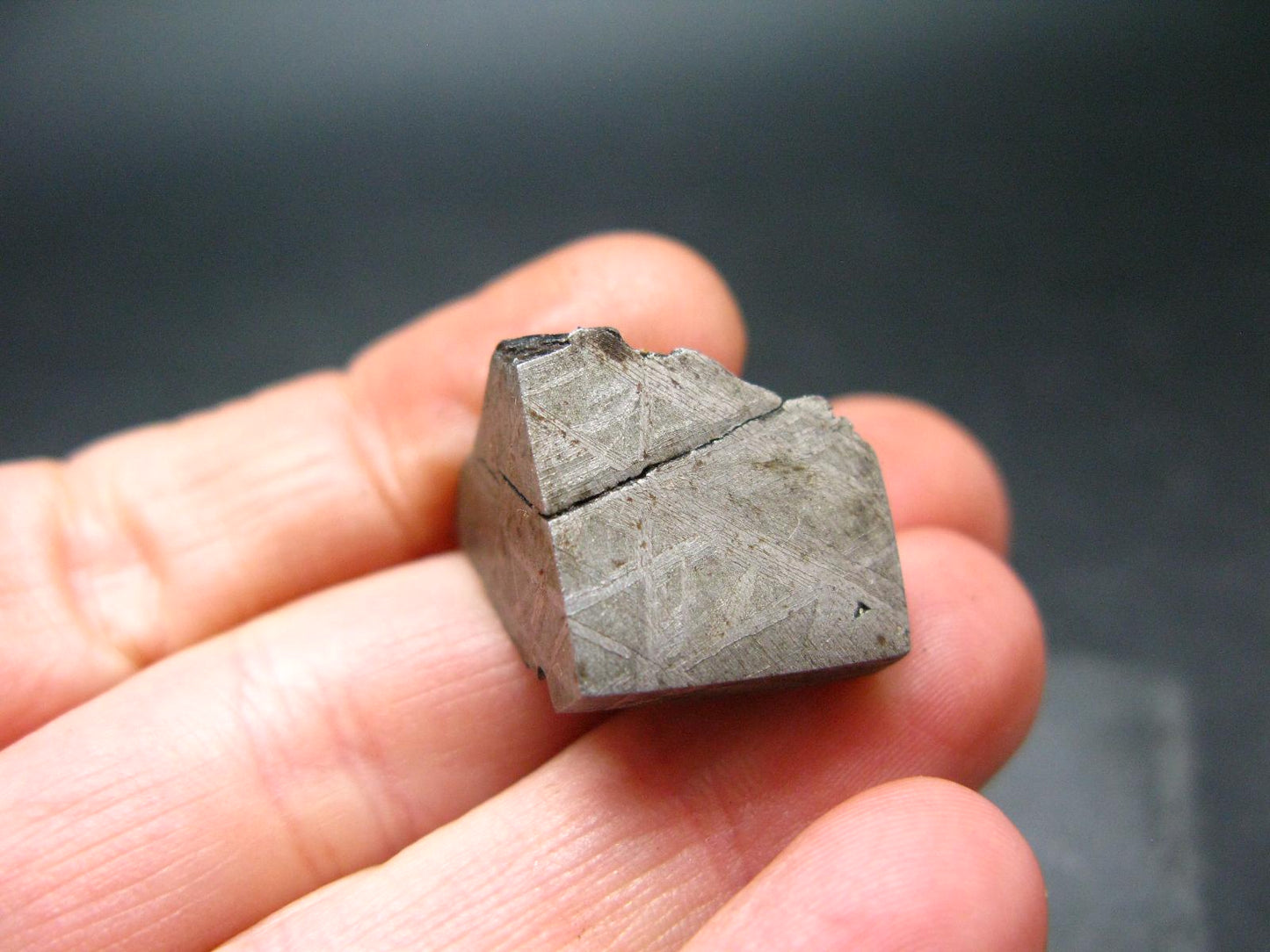 Large Gibeon Meteorite From Namibia - 0.6" - 12.92 Grams