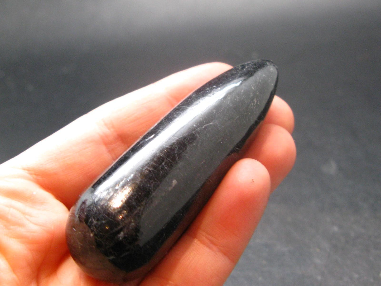 Black Tourmaline Schorl 2.8" Wand From Brazil - 64.16 Grams