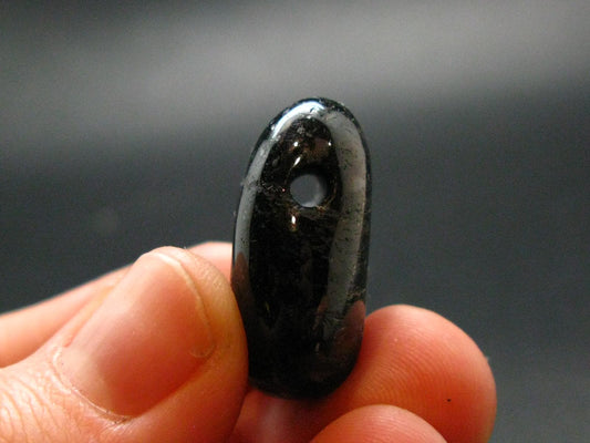Nuumite Nuummite Metal Free Pendant From Greenland - 1.0" - 9.57 Grams