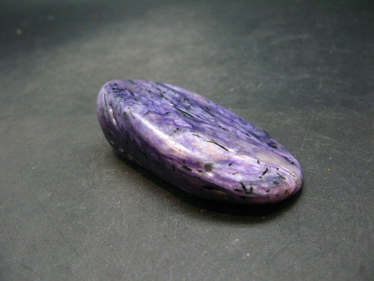 Large Nice Charoite Tumbled Stone from Russia - 78.5 Grams - 2.8"