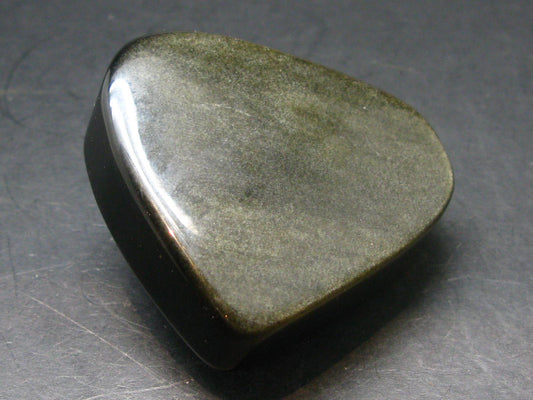 Black Obsidian Heart From Mexico - 2.1"