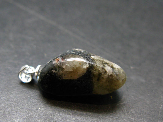 Phenakite Phenacite Crystal Silver Pendant From Russia - 1.1" - 5.55 Grams