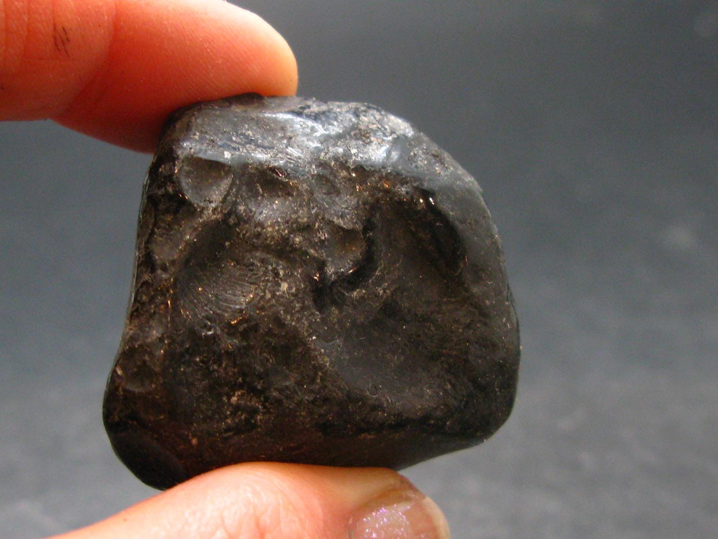 Apache Tear Obsidian Crystal From Mexico - 1.4" - 42.13 Grams