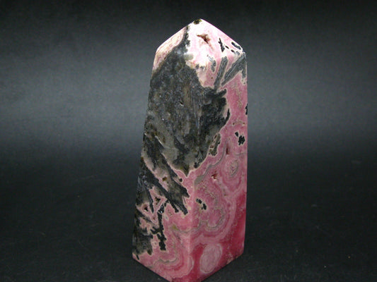 Beautiful Rhodochrosite Obelisk Pyramid from Argentina - 3.9"