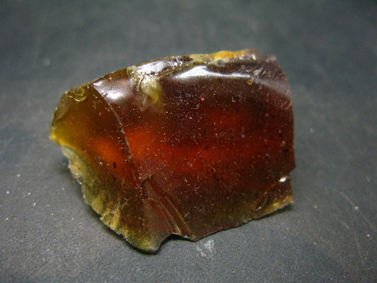 Rare Large Blue Amber Raw Piece Fluorescent From Indonesia - 1.5" - 7.61 Grams