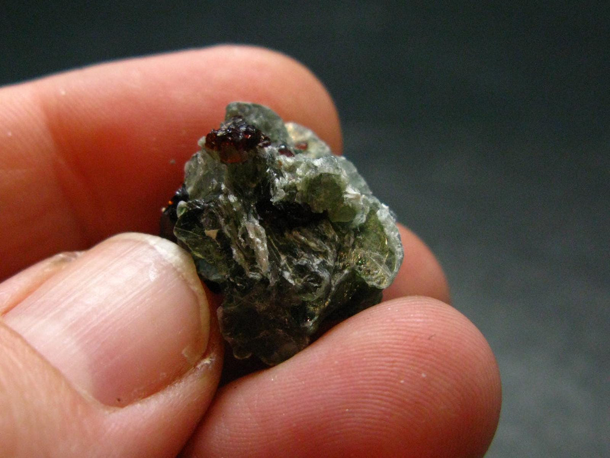 Rare Clinohumite Crystal on Matrix from Afghanistan - 17.05 Carats