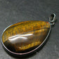Tiger Eye Silver Plated Pendant - 2.0"