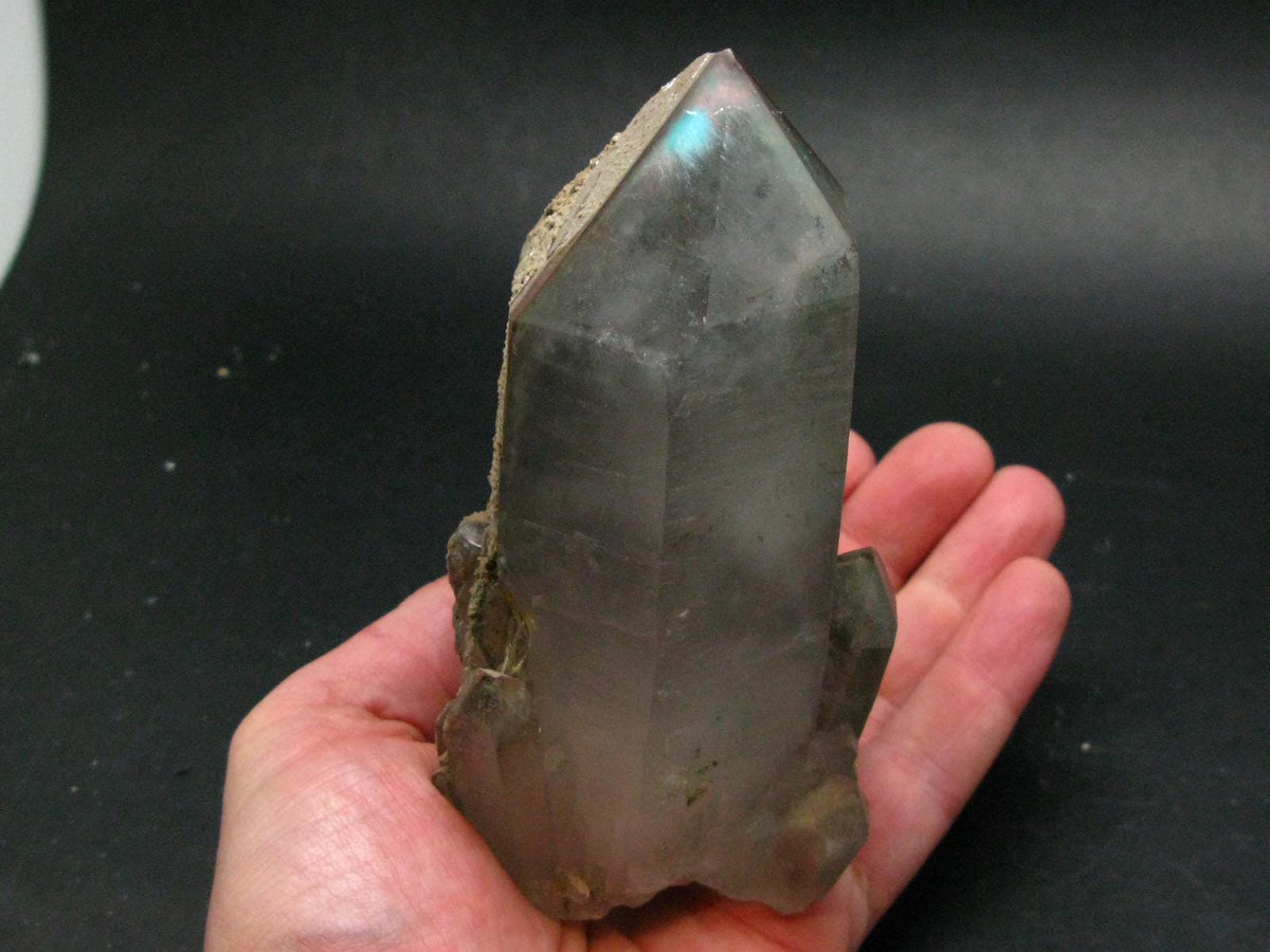 Ajoite In Quartz Crystal From South Africa - 5.3" - 680 Grams
