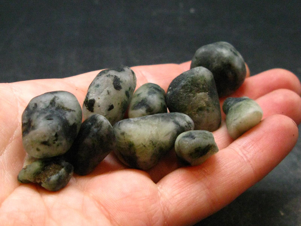 Lot of 10 Phenakite Phenacite Tumbled Stones From Russia - 48.23 Grams