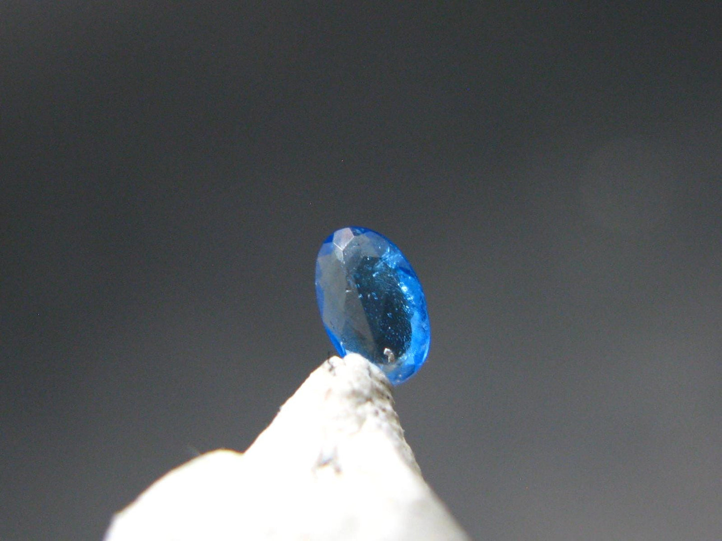 Rare Lazulite Cut Stone from Canada - 0.11 Carats - 4x2mm