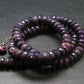 Purple Sugilite Rondelle Faceted Beads Necklace From Namibia - 19" - 37.50 Grams