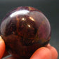 Genuine Ruby Corundum Sphere from India - 1.5" - 106.66 Grams