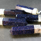 Lot of 5 Blue Goldstone Pencil Point Pendant - 1.8"