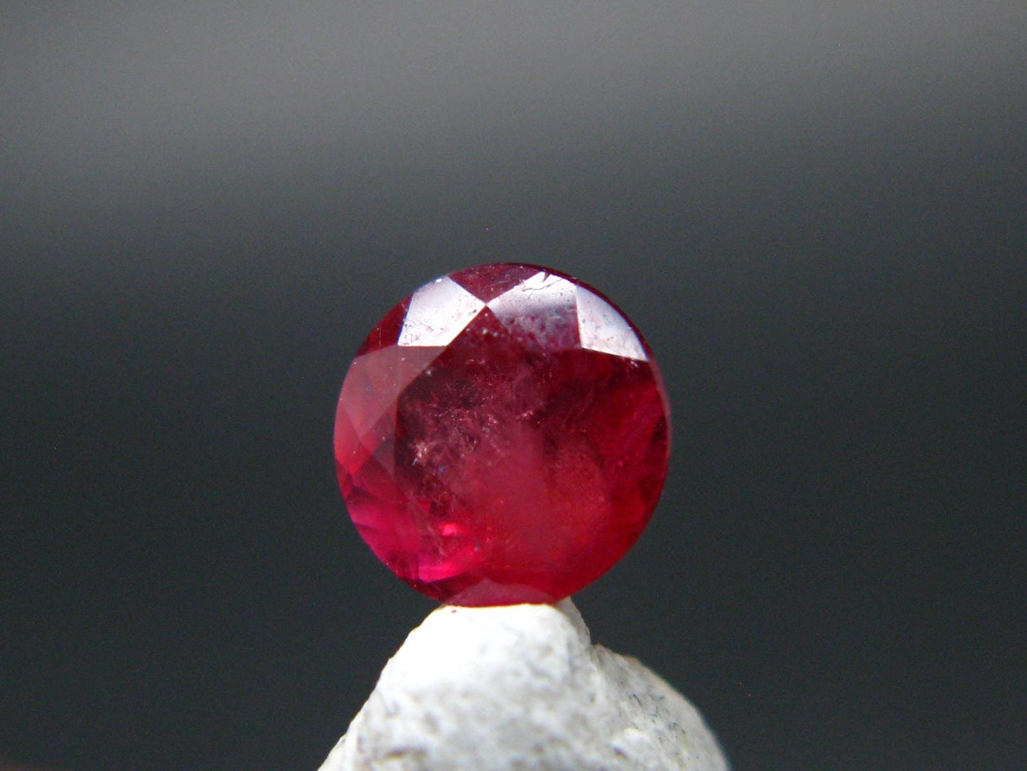Beautiful Rare Gem Bixbite Red Beryl Emerald Cut Stone From Utah USA - 0.46 Carats - 5.0x5.0mm