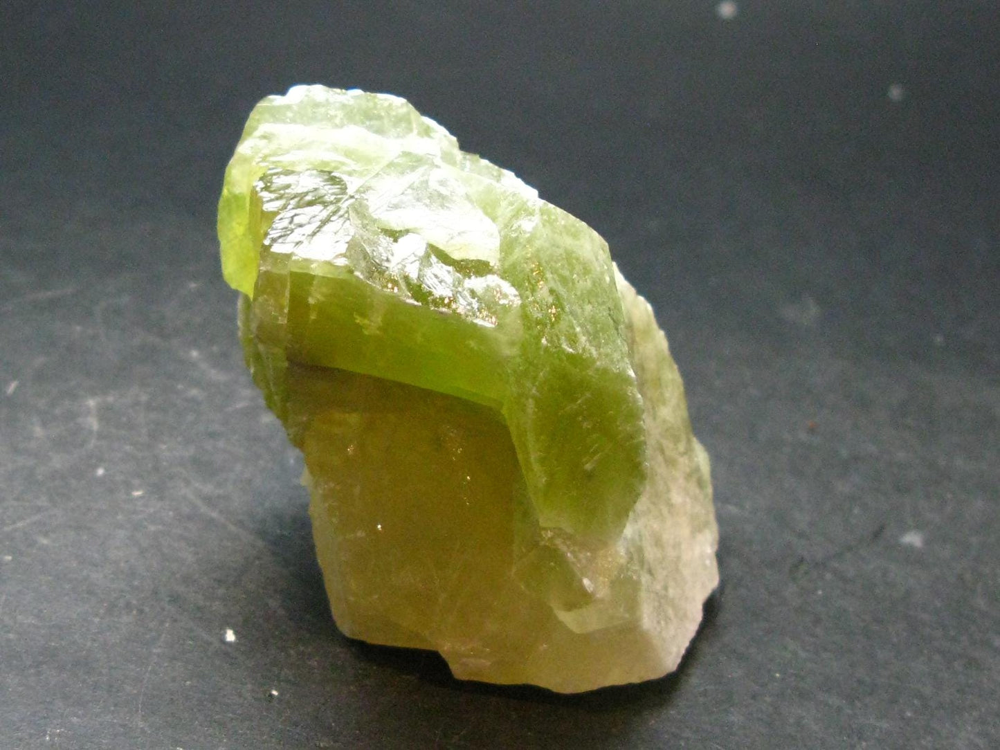 Green Brownish Calcite Crystal from Mexico - 171.41 Grams - 2.5"