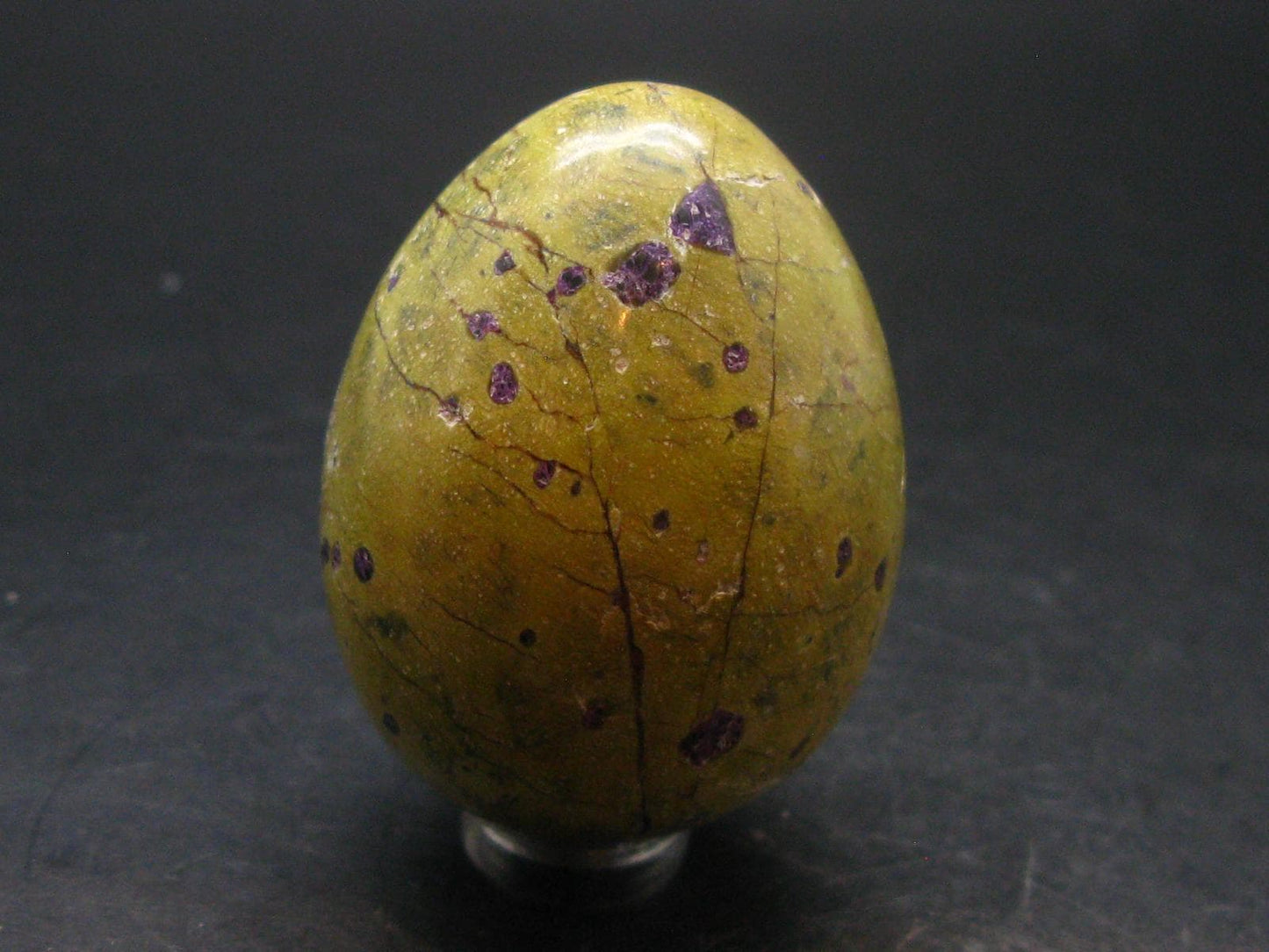 Rare Atlantasite Stichtite + Serpentine Egg from Australia - 1.9"