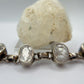 Faceted Phenakite (Phenacite) Crystal Bracelet in Sterling Silver - Weight 17.20
