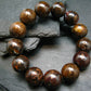 Boulder Opal Genuine Bracelet ~ 7 Inches ~ 16mm Round Beads