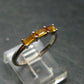 Citrine Sterling Silver Ring - Size 6 - 1.44 Grams