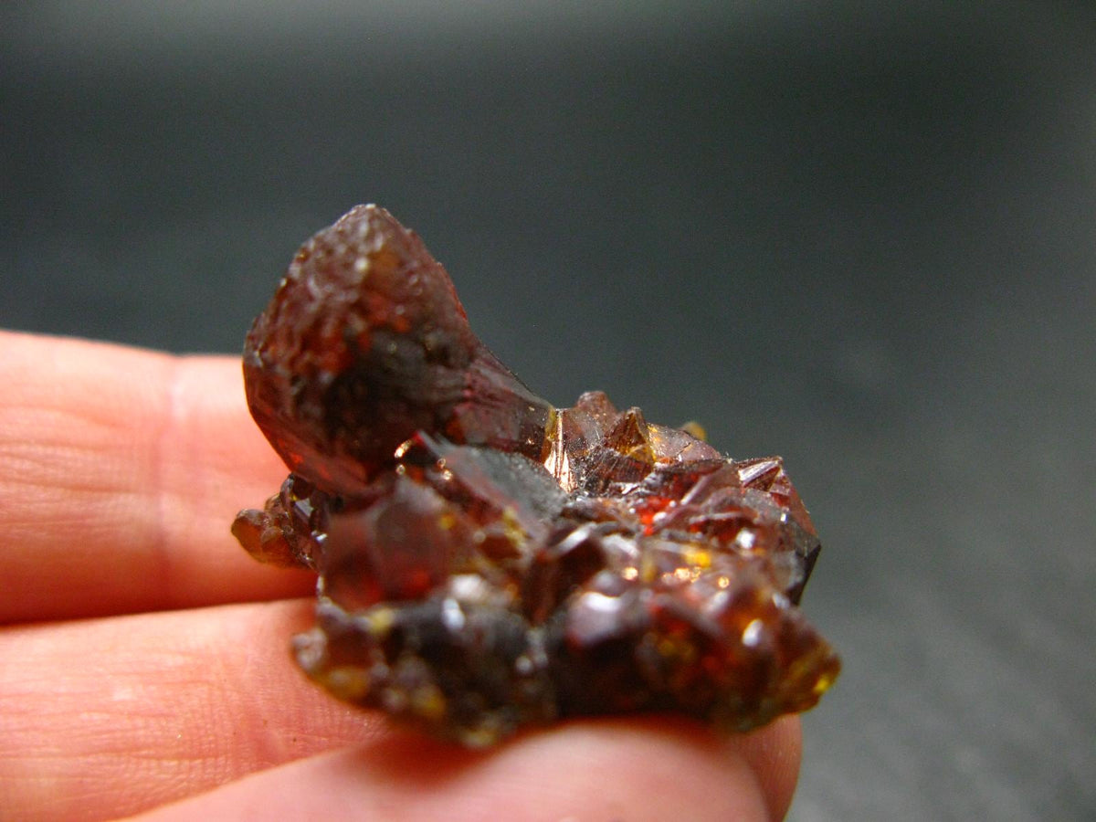 Stunning Fire Red Zincite Zinkite Cluster From Poland - 1.0" - 15.55 Grams