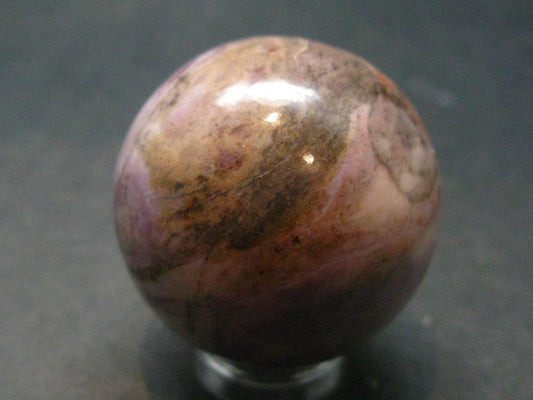 Purple Jade Sphere Ball From Turkey - 1.2"
