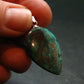 Crimson Cuprite w/ Chrysocola Silver Plated from Mexico - 1.3" - 3.45 Grams