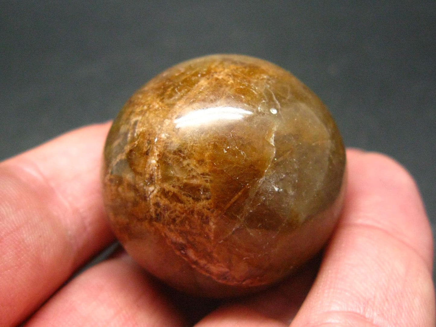 Rare Golden Herderite Ball Sphere from Brazil - 1.3" - 61.62 Grams