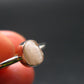Natrolite Silver Ring From Tanzania - 1.79 Grams - Size 6