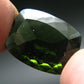 Moldavite Tektite Gem Cut Facetted Stone from Czech Republic - 14.50 Carats - 20x15mm