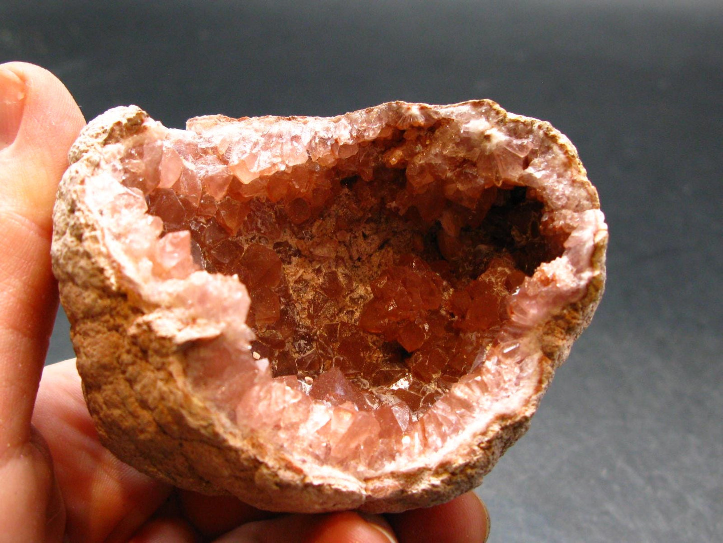 Large Pink Amethyst Cluster From Mexico - 2.7"