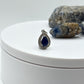 Pear Shaped Sapphire Pendant | Natural Blue Sapphire Necklace Charm | Sterling Silver Sapphire Birthstone Jewelry | September Gift
