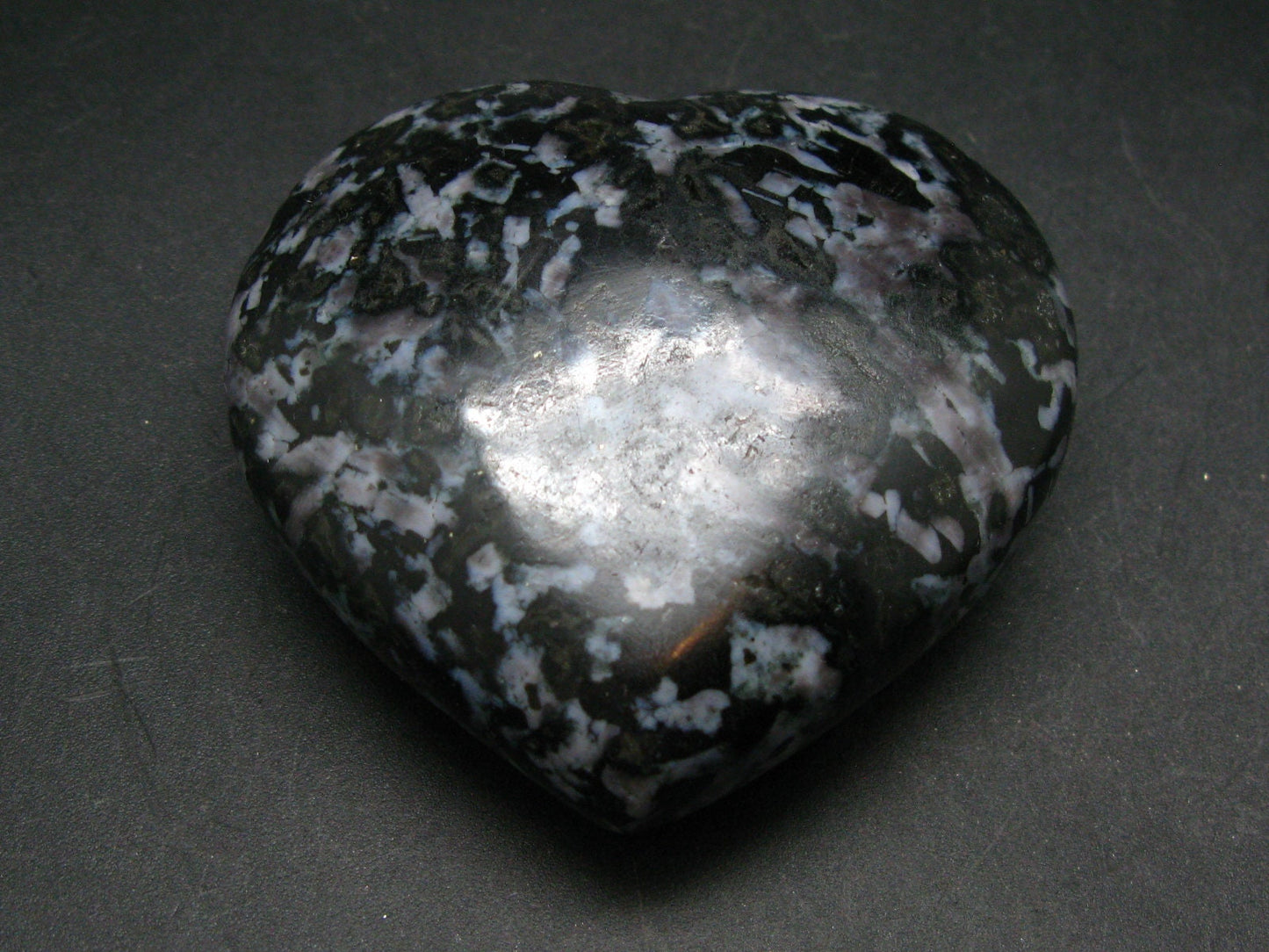 Mystic Merlinite Tumbled Heart From Indian Ocean - 2.9"