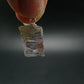 Gem Color Change See-Thru Straw Terminated Crystal Diaspore Crystal Silver Pendant From Turkey - 0.9" - 2.05 Grams
